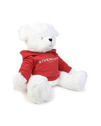 Doudou avec sweat à capuche en molleton - Piment