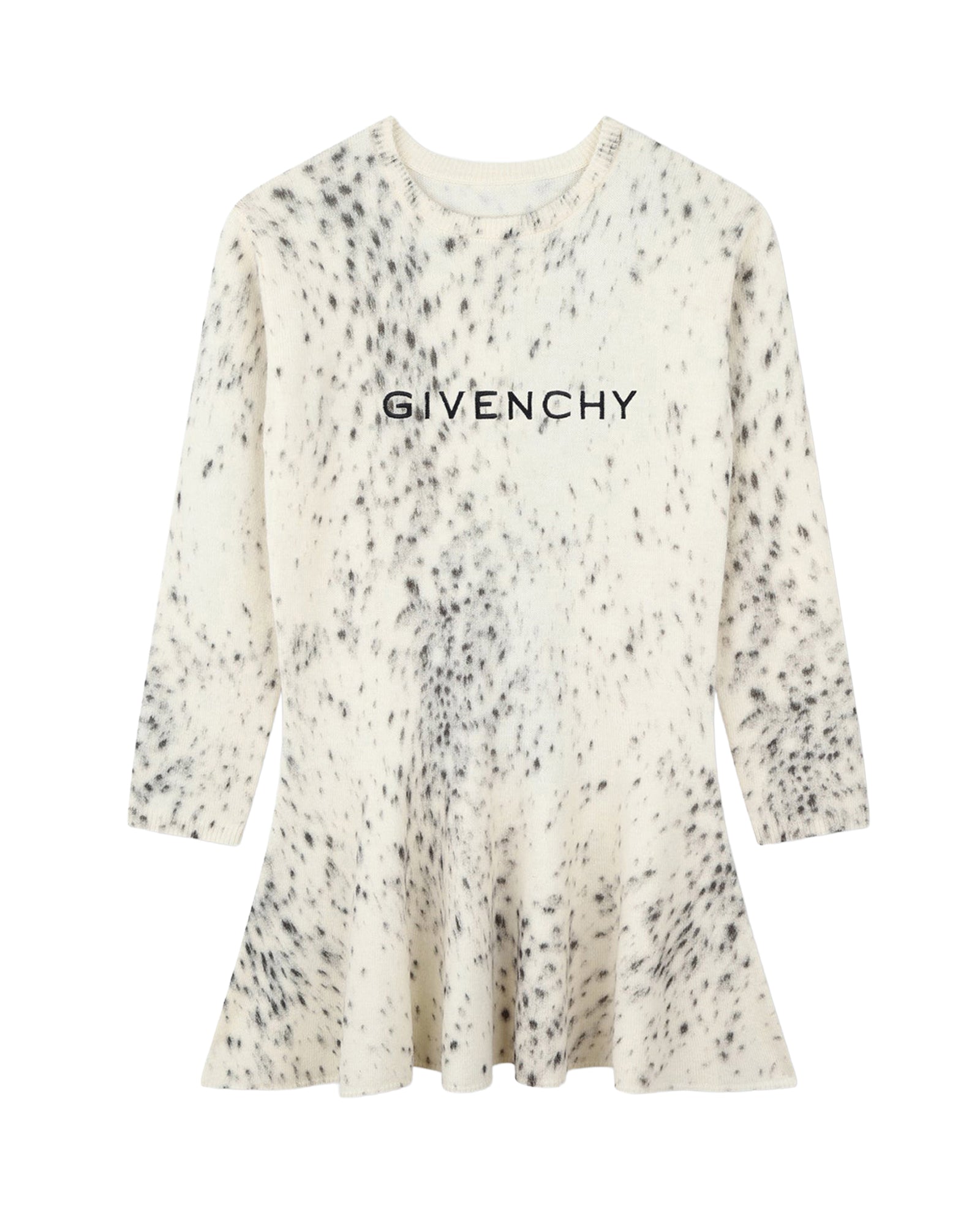 Robe à imprimé Ocelot en laine - Unique