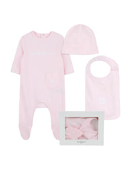 Ensemble pyjama 3 pièces en coton - Marshmallow