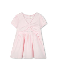 Cotton dress and headband set - Marshmallow