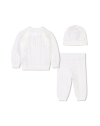 Ensemble tricot en coton - Off White