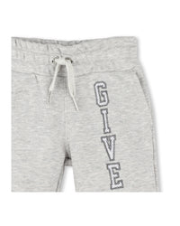 Short en molleton - Gris Chiné