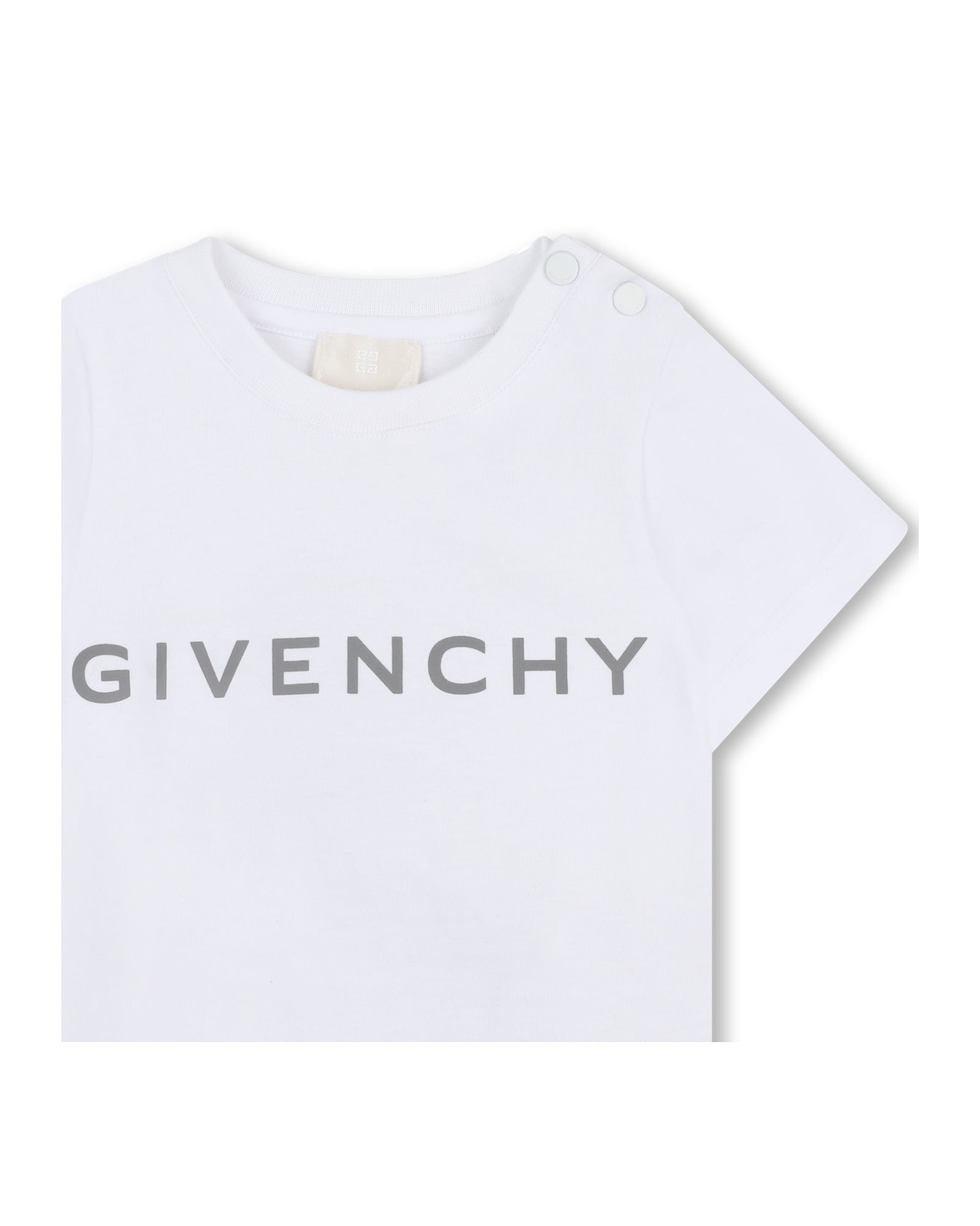 Short-sleeved cotton T-shirt - White