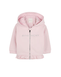 Cotton jogging cardigan - Marshmallow