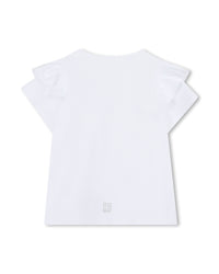 T-shirt manches courtes en coton - Blanc