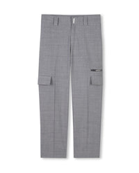 Pantalon de cérémonie en laine mélangée - Gris Chiné