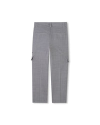 Pantalon de cérémonie en laine mélangée - Gris Chiné