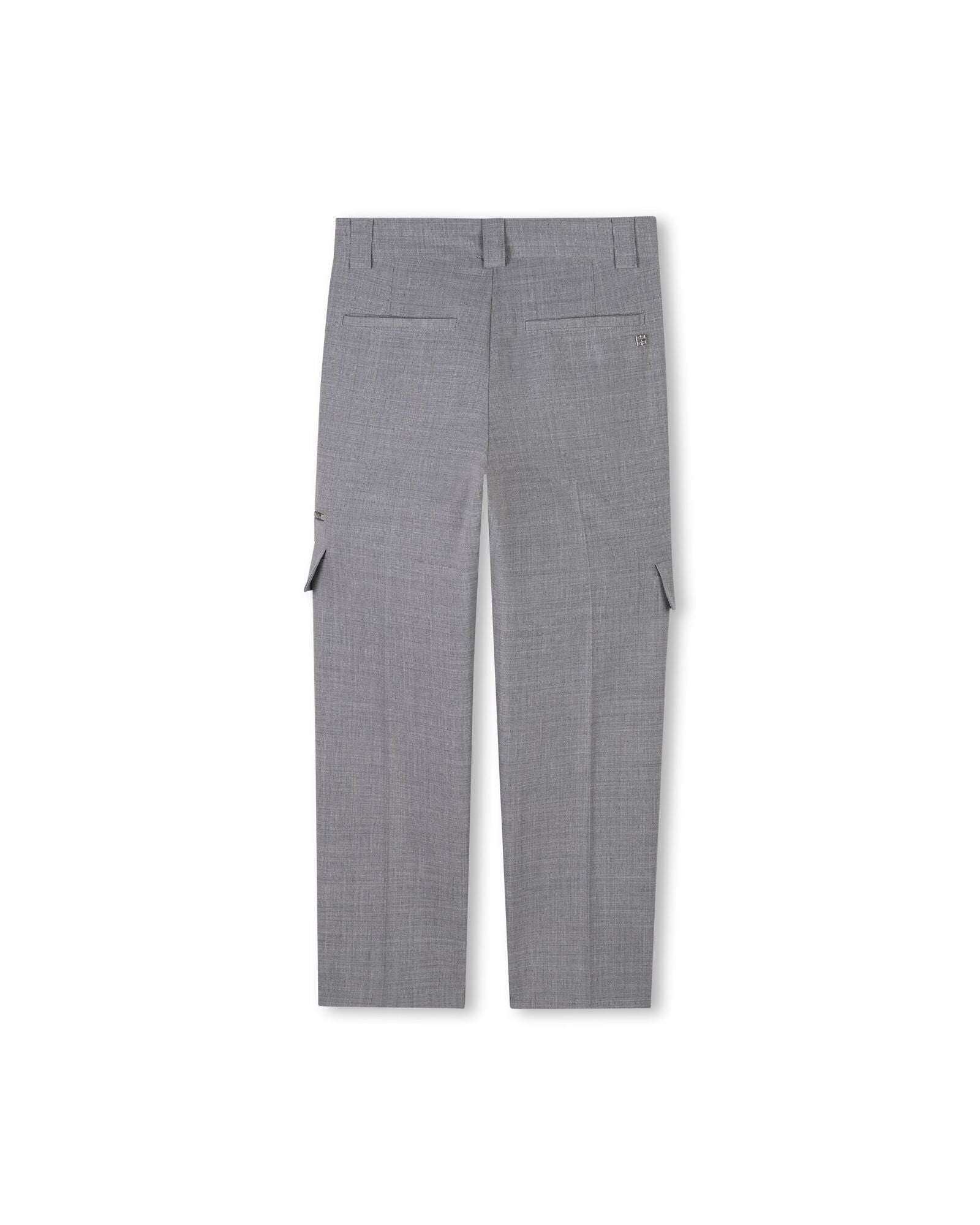Pantalon de cérémonie en laine mélangée - Gris Chiné