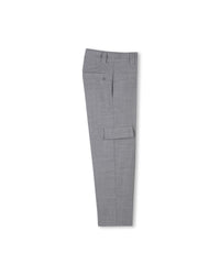 Pantalon de cérémonie en laine mélangée - Gris Chiné