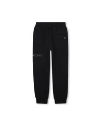 Cotton elasticated waistband trousers - Black