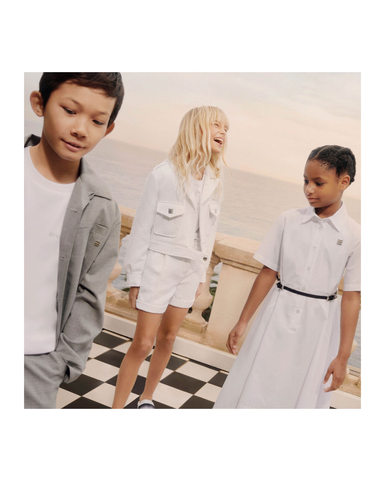 Veste de costume en laine mélangée - Gris Chiné