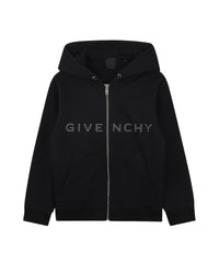 Gilet à capuche en molleton - Black