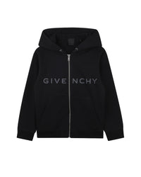 Hooded fleece waistcoat - Black
