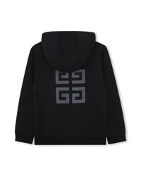 Hooded fleece waistcoat - Black