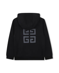 Gilet à capuche en molleton - Black