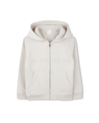 Cardigan à capuche en molleton - Lime Stone