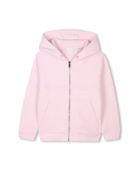 Cardigan à capuche en molleton - Marshmallow