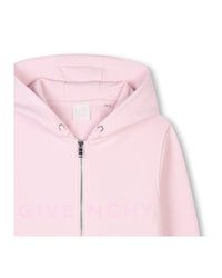Cardigan à capuche en molleton - Marshmallow