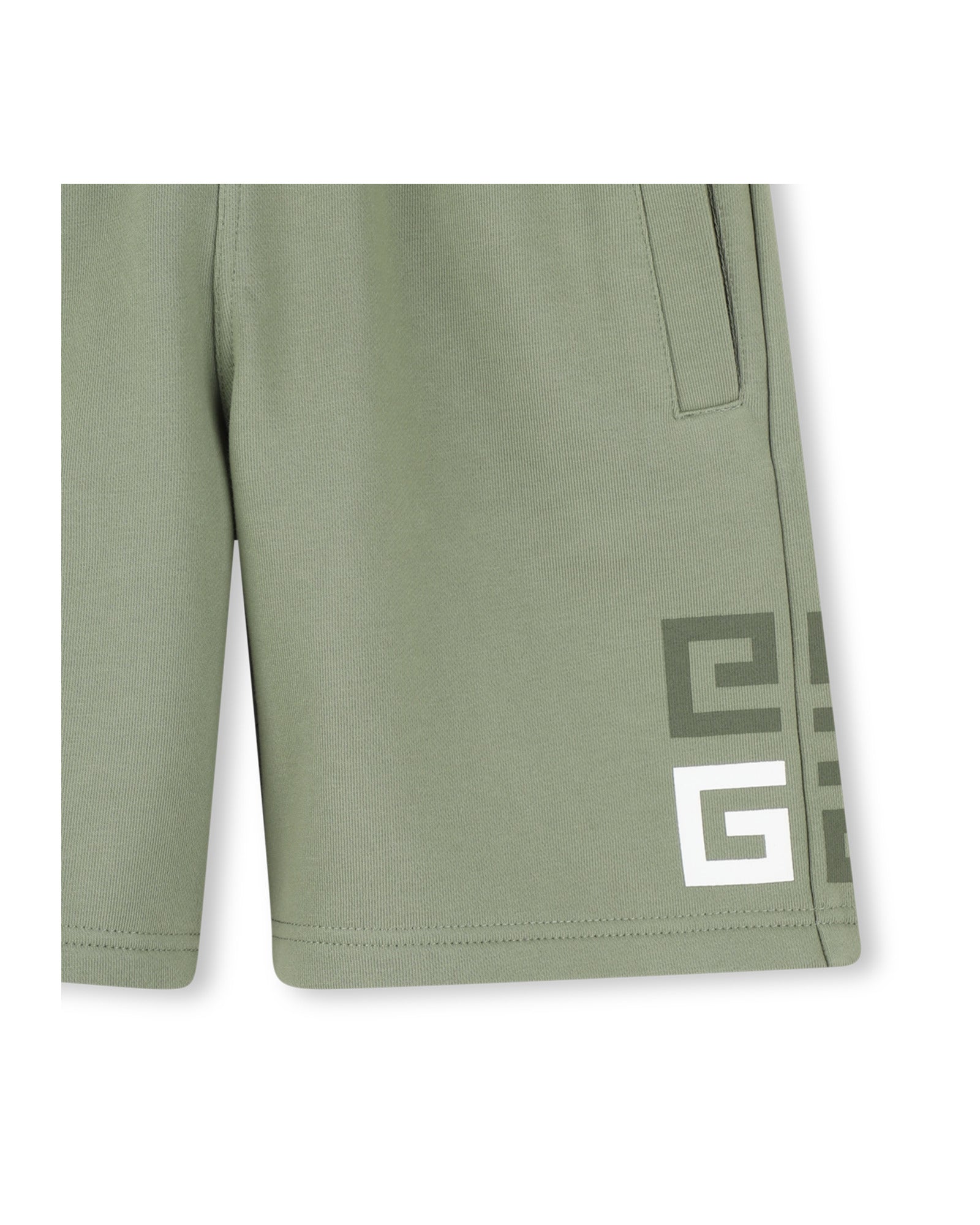 Short à taille élastiquée - Deep Olive