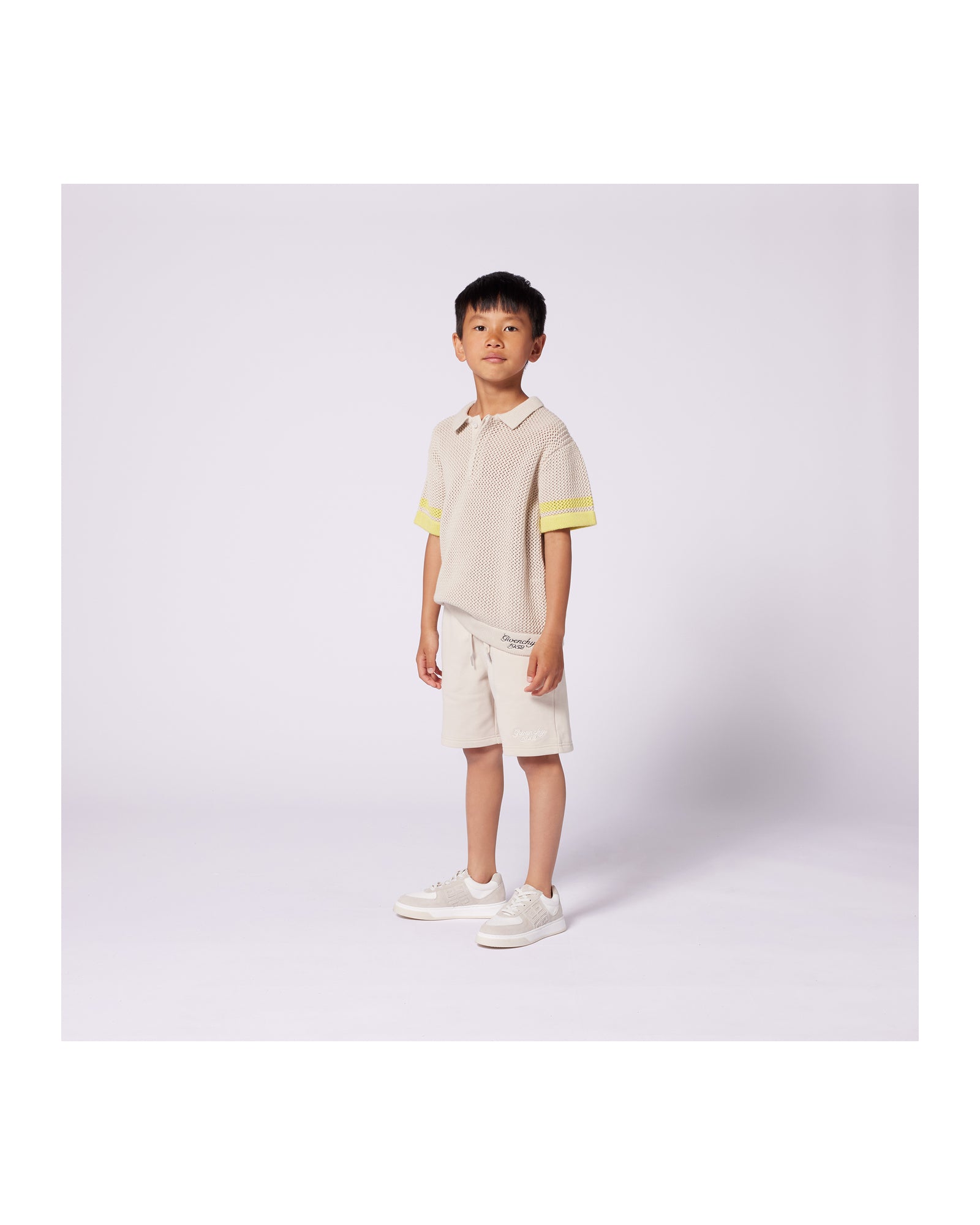Short à taille élastiquée - Lime Stone