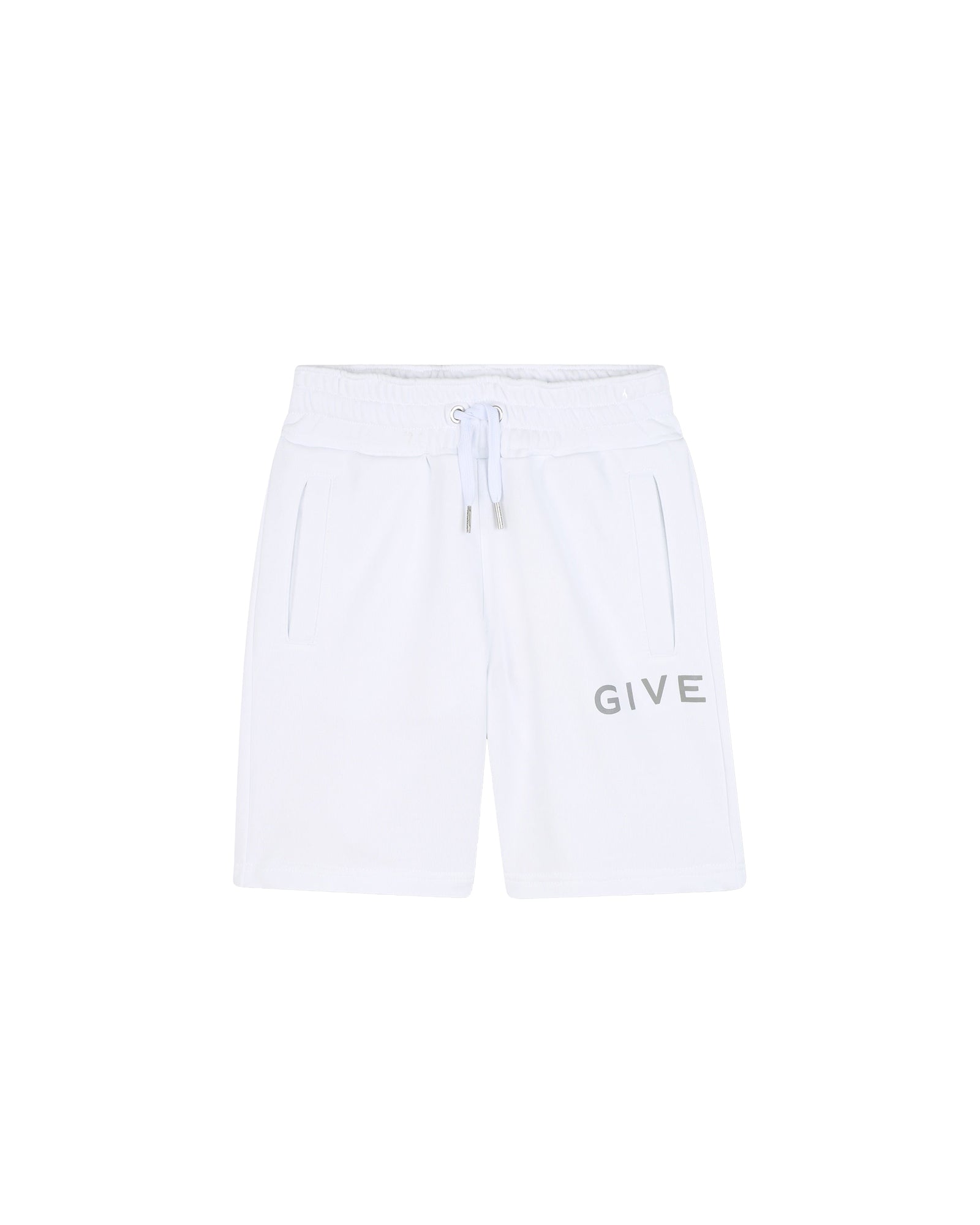 Fleece shorts - White