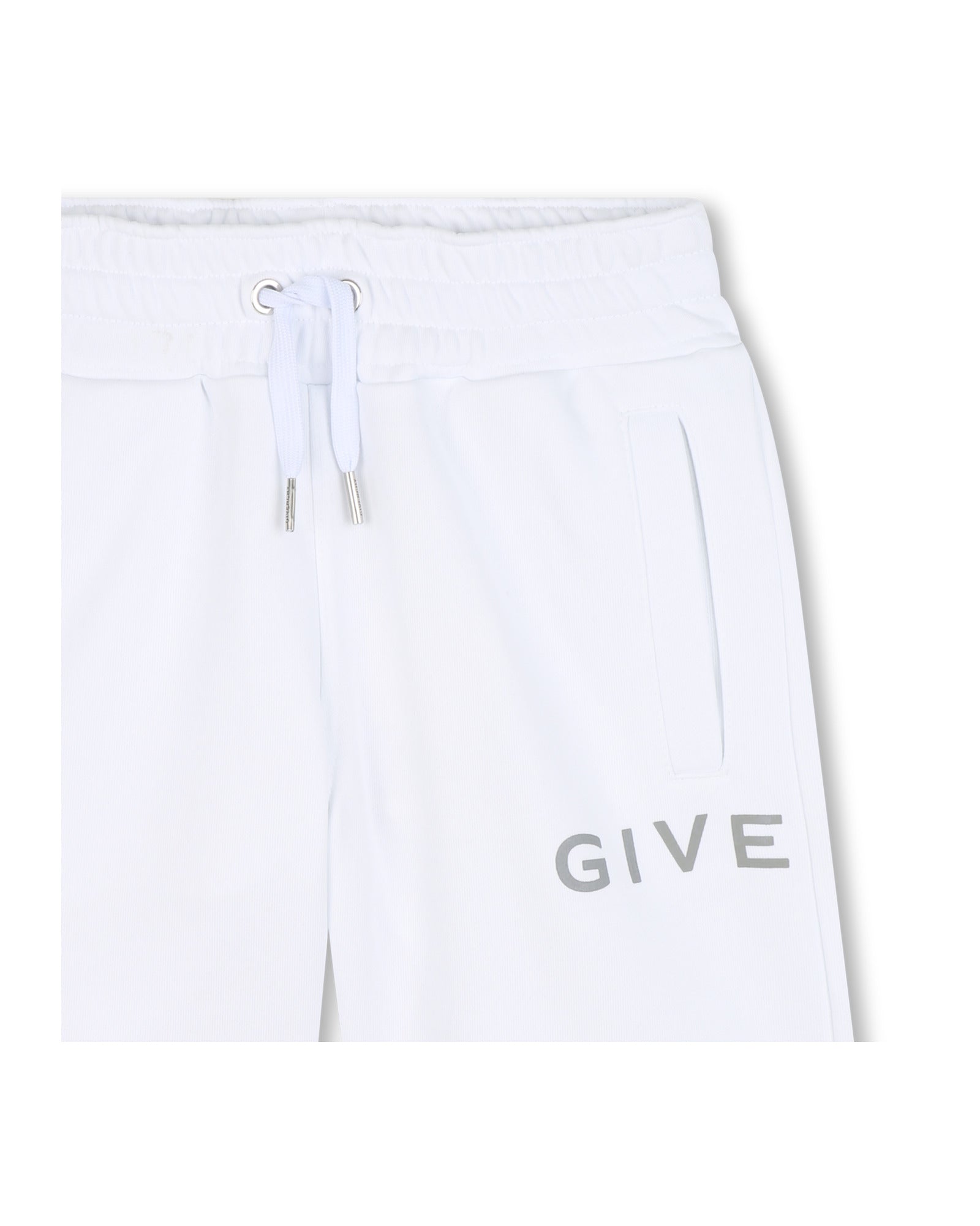 Fleece shorts - White