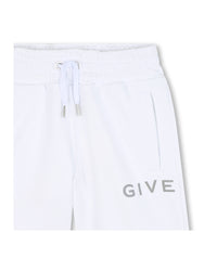 Short en molleton - Blanc