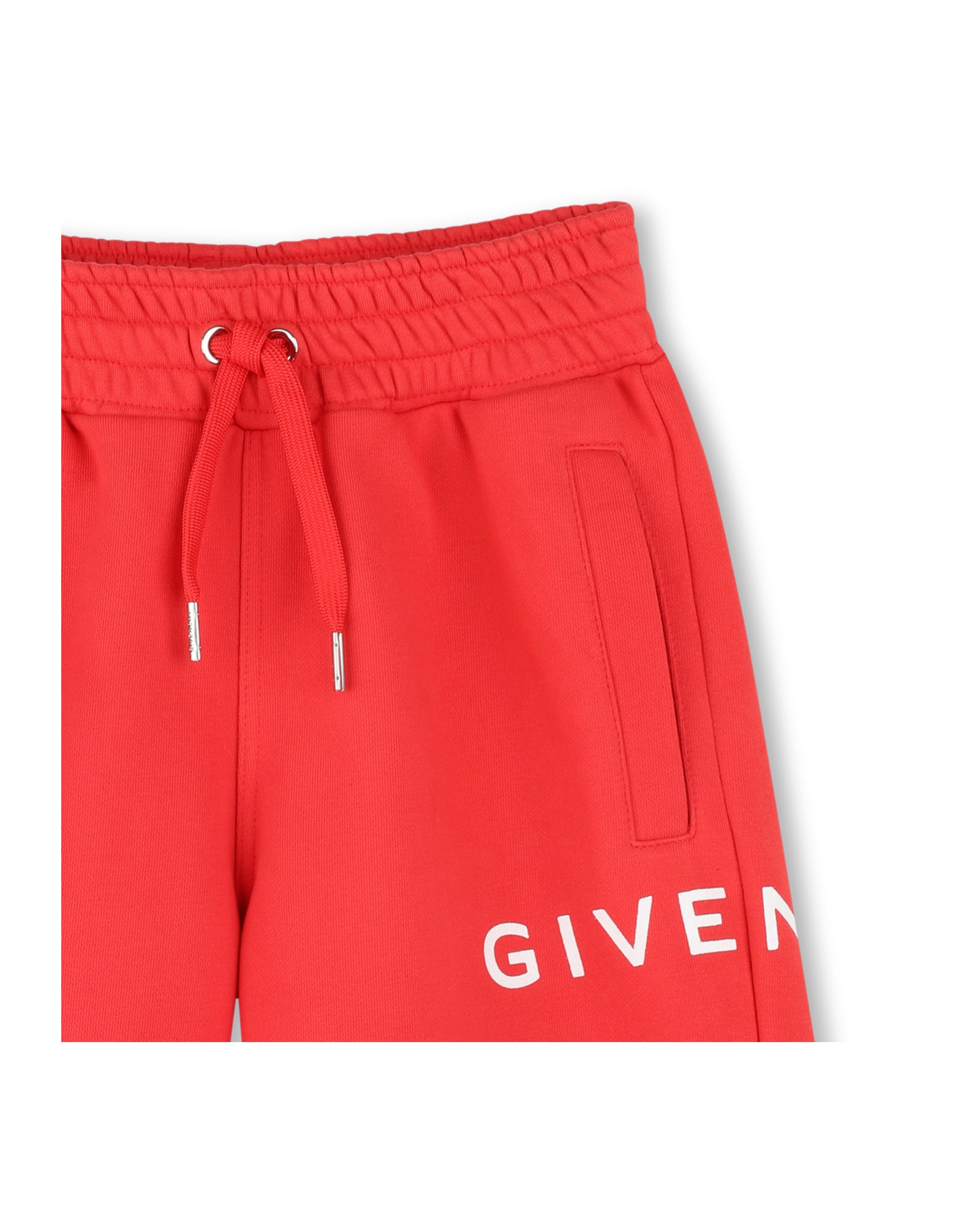 Short à taille élastiquée - Rouge Bandanas
