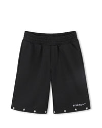 Short à taille élastiquée - Black