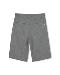 Bermuda de cérémonie en laine mélangée - Gris Chiné