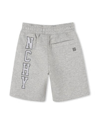 Short à taille élastiquée - Gris Chiné