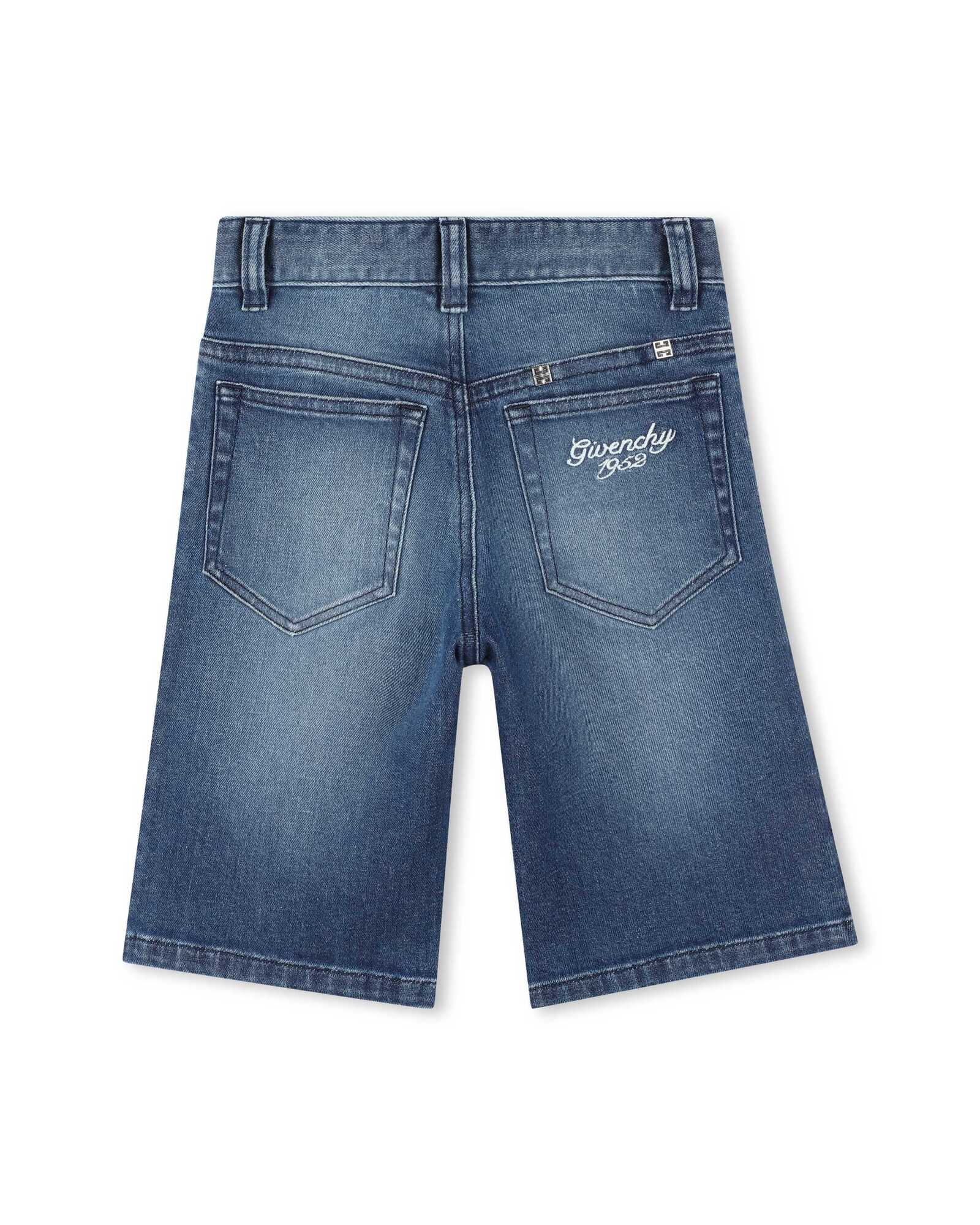 Bermuda en denim - Denim Blue