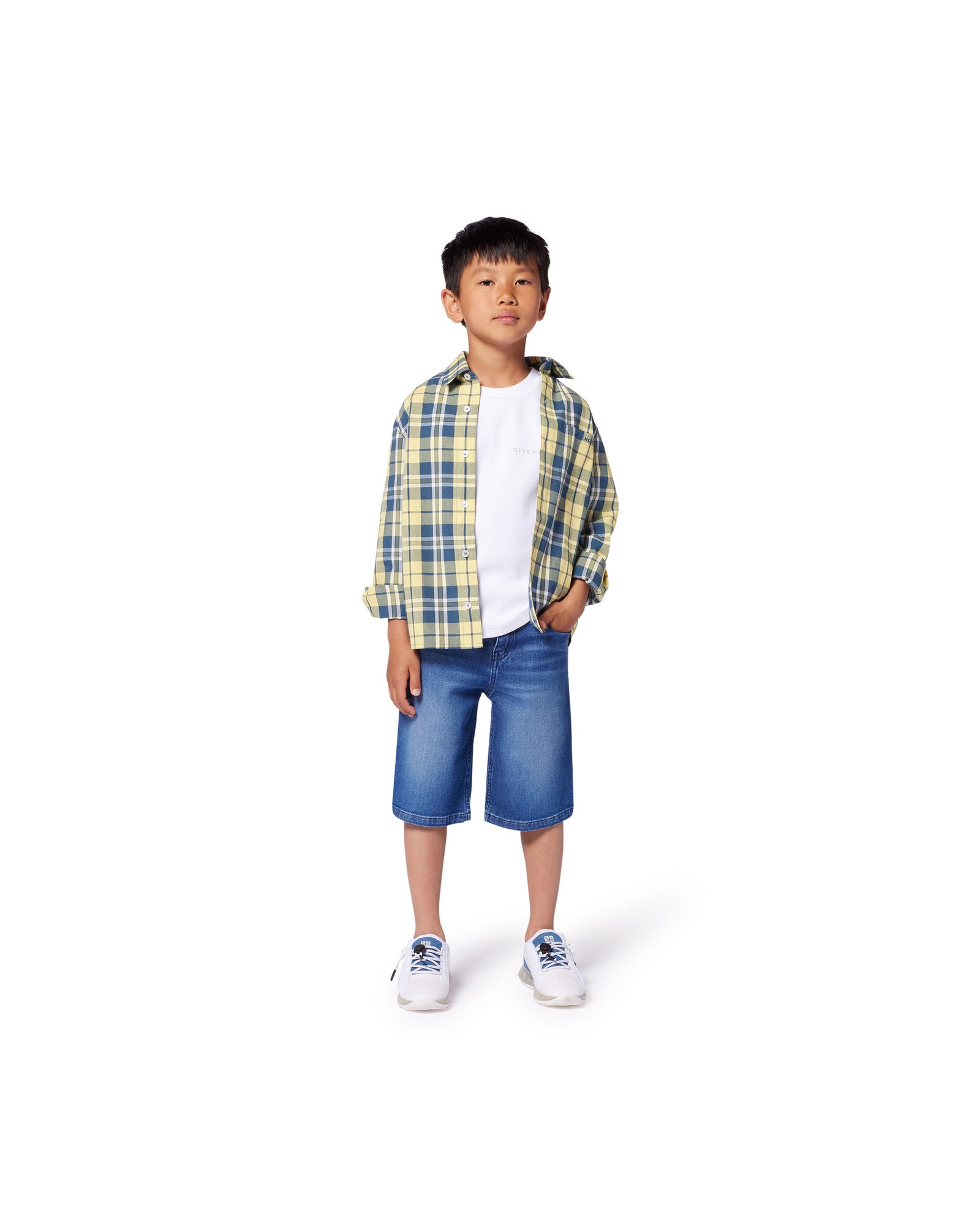 Bermuda en denim - Denim Blue