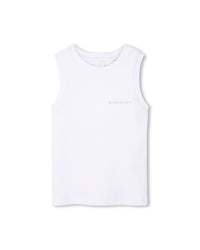 Tank top with print - White