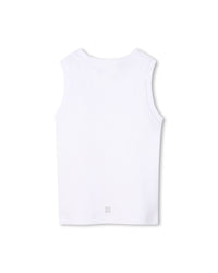Tank top with print - White
