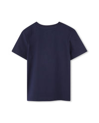 T-shirt with embroidery - Blue Indigo