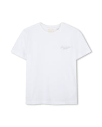T-shirt avec broderie en coton - Blanc