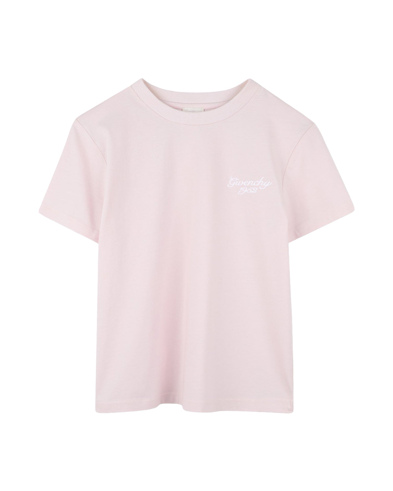 T-shirt avec broderie en coton - Marshmallow