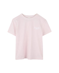 T-shirt avec broderie en coton - Marshmallow
