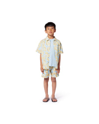 T-shirt avec broderie en coton - Eau