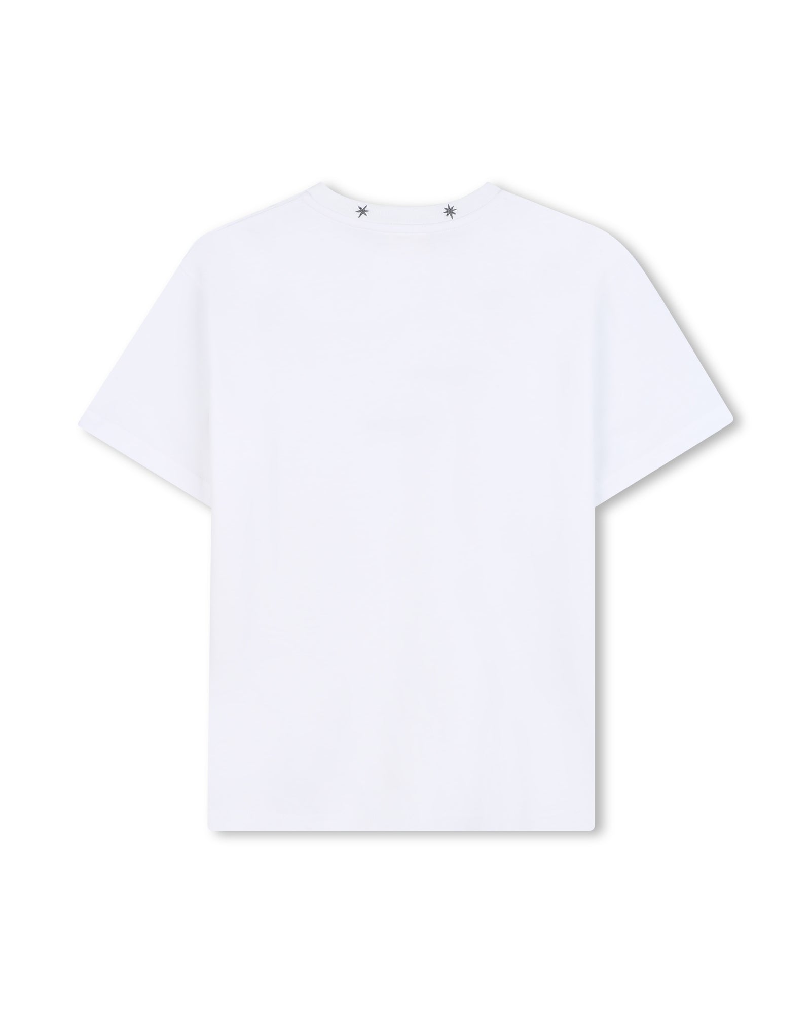T-shirt avec broderie en coton - Blanc