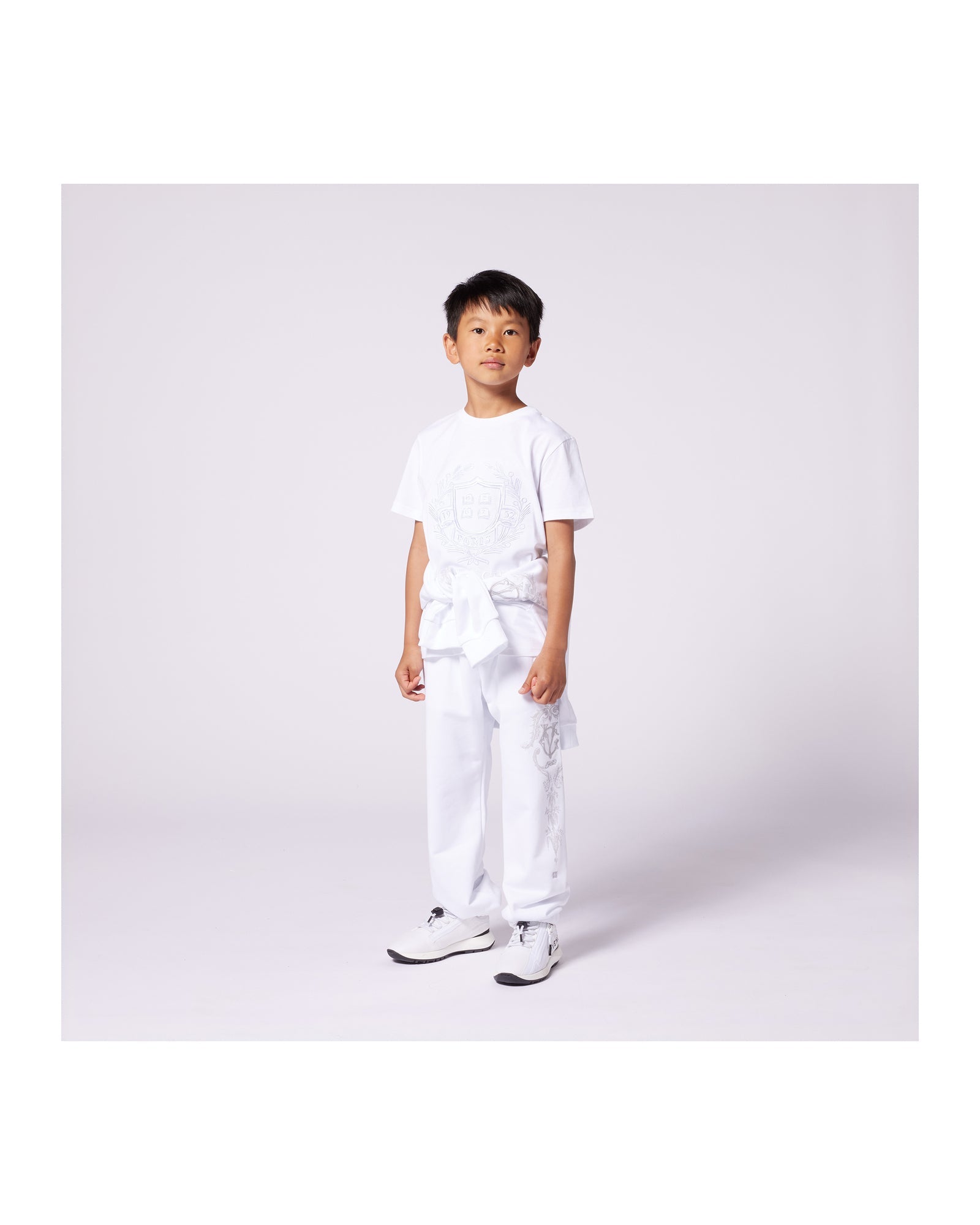 T-shirt avec broderie en coton - Blanc
