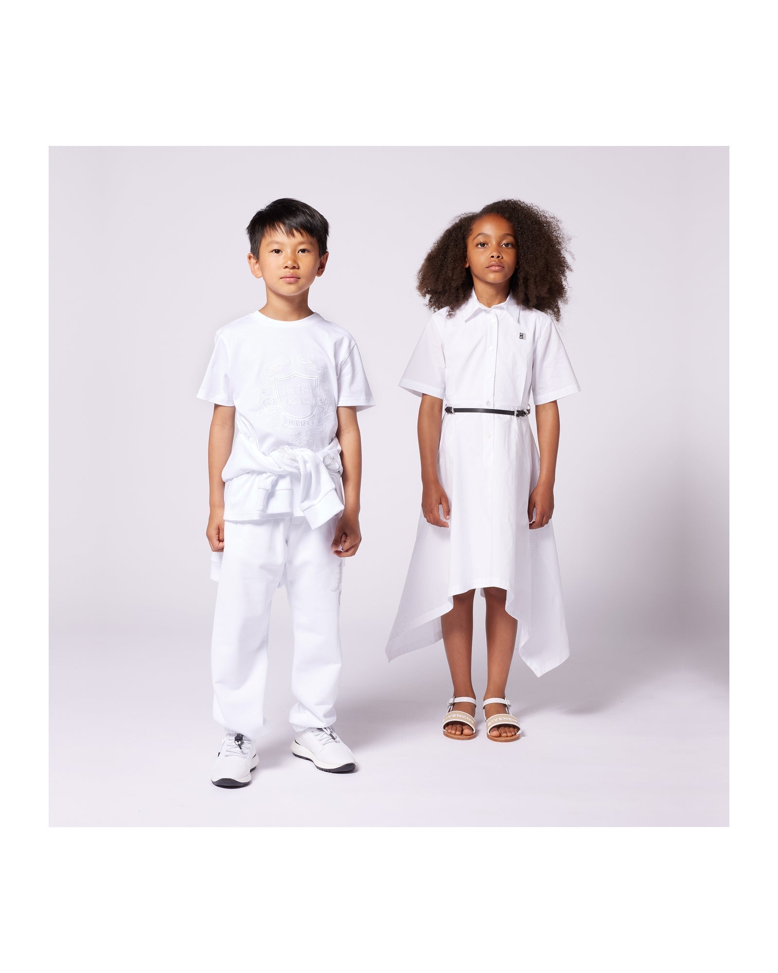T-shirt avec broderie en coton - Blanc