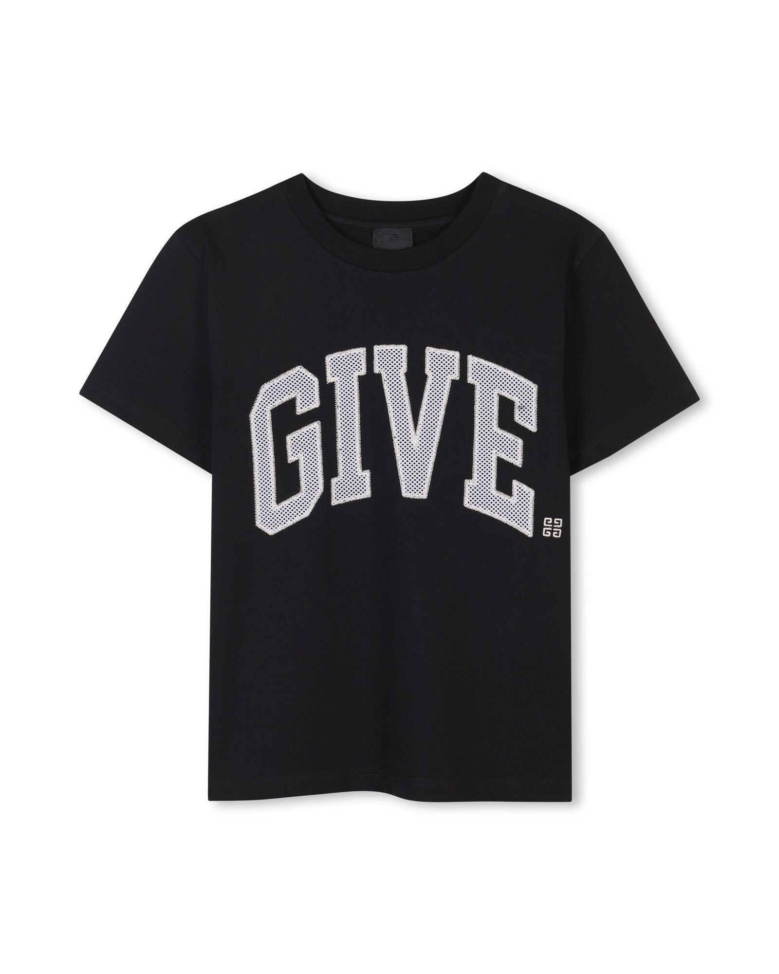 T-shirt with embroidery - Black