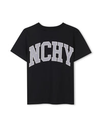 T-shirt with embroidery - Black