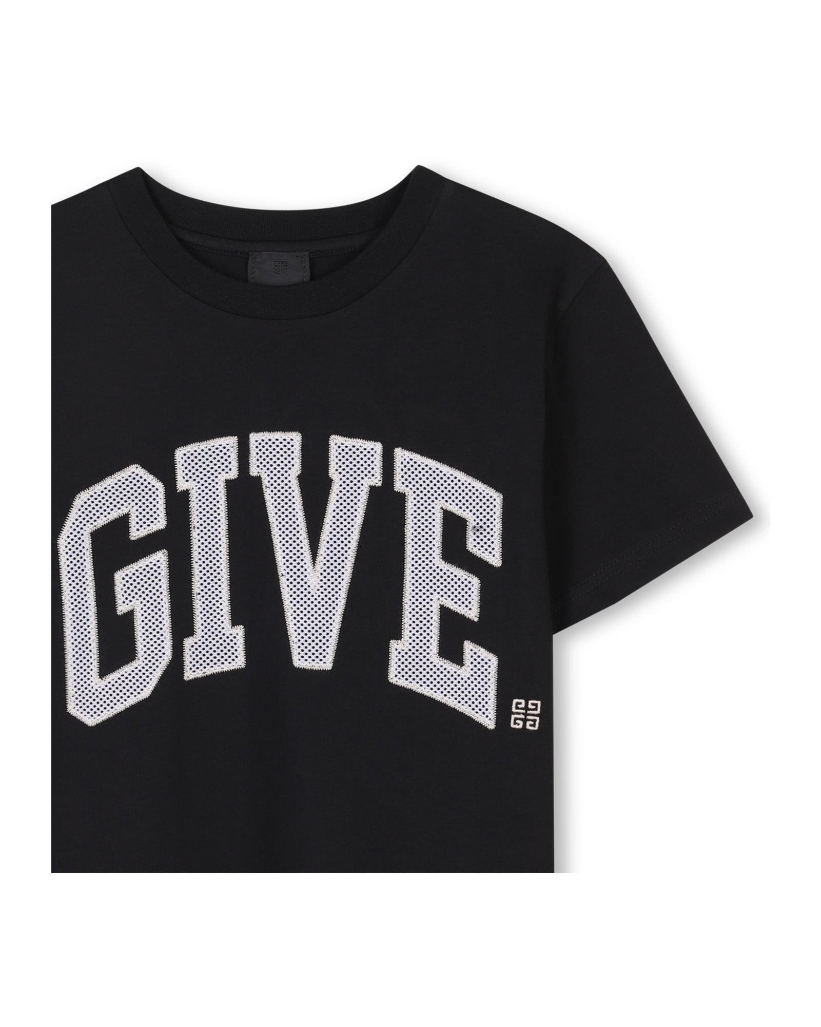 T-shirt with embroidery - Black