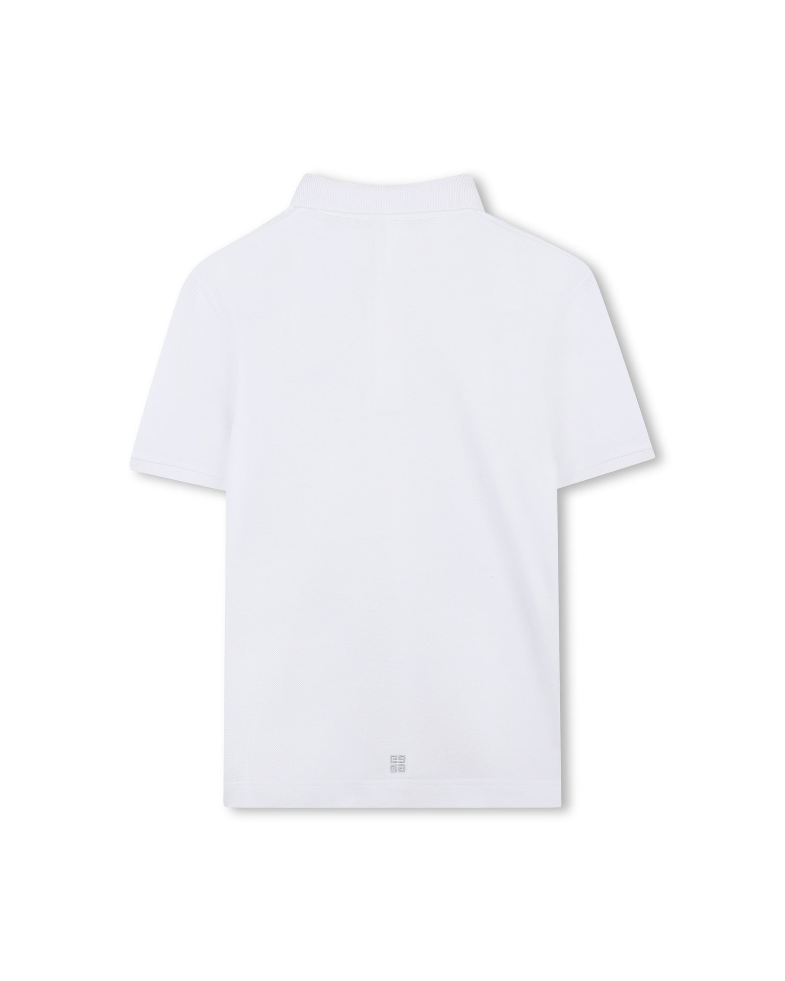Polo manches courtes en coton - Blanc