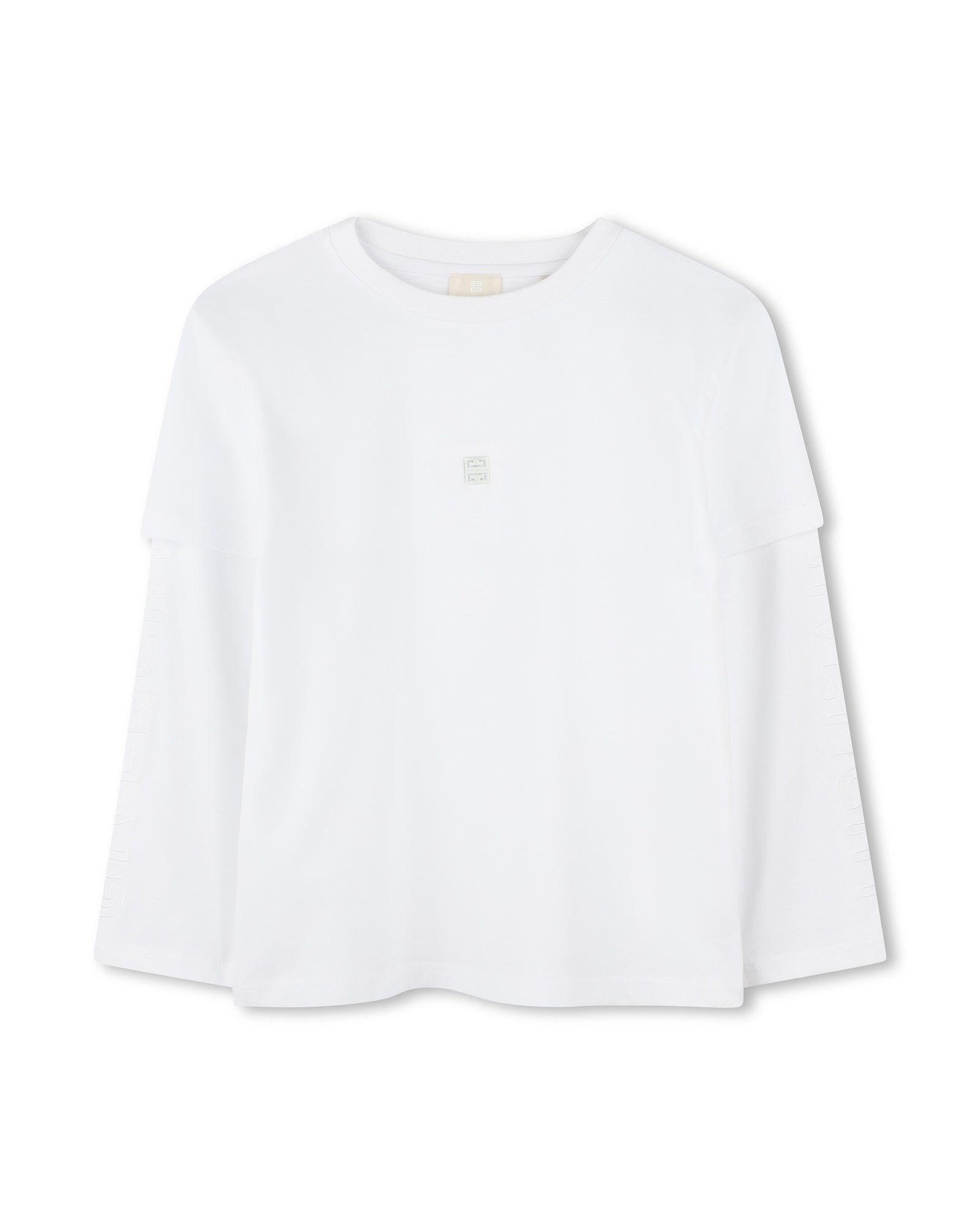 T-shirt avec broderie en coton - Blanc