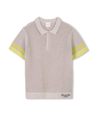 Polo en tricot - Lime Stone