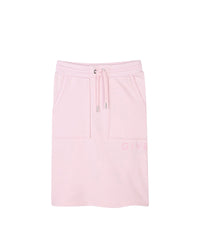 Jupe à taille élastiquée en coton - Marshmallow